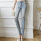 Pantalón Lápiz Cropped Talle Alto Retro con Detalles Perforados
