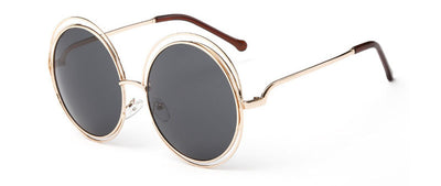 Gafas de Sol Redondas con Lentes Planas - Estilo Retro Moderno - Image 3