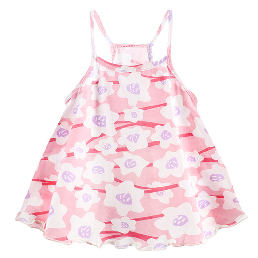 Vestido de Tirantes para Bebé Niña - Algodón Puro Verano