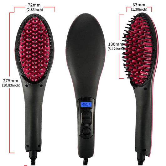 Peine Alisador Eléctrico con Iones Negativos - Cabello Liso y Brillante - Image 8