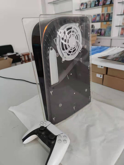 Cubierta Transparente de Carcasa Dura ABS para PS5 DE - Placa de Reemplazo - Image 9