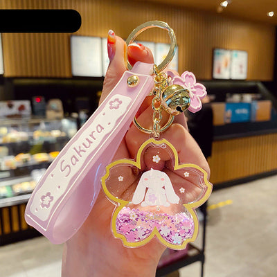 Llavero Acrílico Sakura Conejo Oliado con Diseño de Ensueño - Image 13