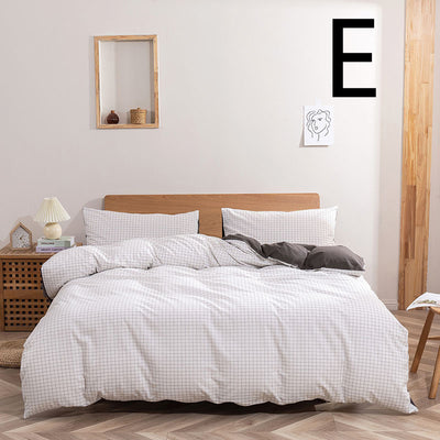Juego de Cama 4 Piezas Algodón Lavado, Funda Nórdica y Sábanas - Image 19