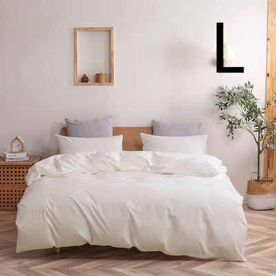 Juego de Cama 4 Piezas Algodón Lavado, Funda Nórdica y Sábanas - Image 18