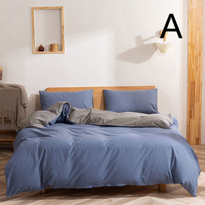 Juego de Cama 4 Piezas Algodón Lavado, Funda Nórdica y Sábanas - Image 21
