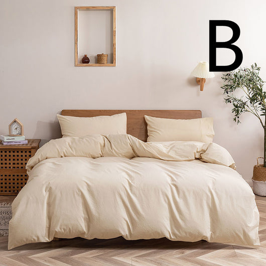 Juego de Cama 4 Piezas Algodón Lavado, Funda Nórdica y Sábanas - Image 20