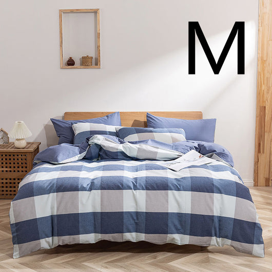 Juego de Cama 4 Piezas Algodón Lavado, Funda Nórdica y Sábanas - Image 30