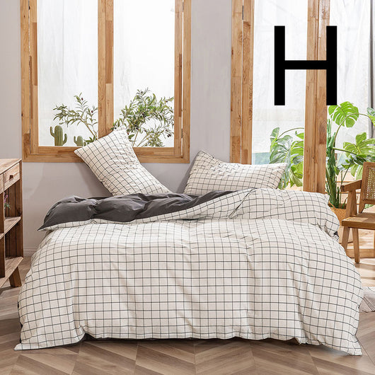 Juego de Cama 4 Piezas Algodón Lavado, Funda Nórdica y Sábanas - Image 8