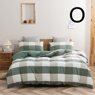 Juego de Cama 4 Piezas Algodón Lavado, Funda Nórdica y Sábanas - Image 15