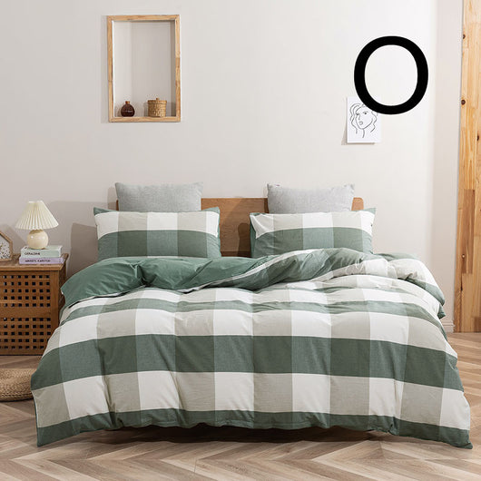 Juego de Cama 4 Piezas Algodón Lavado, Funda Nórdica y Sábanas - Image 15