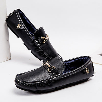 Zapatos Casuales de Cuero para Hombre - Cómodos y Ligeros para Invierno - Image 8