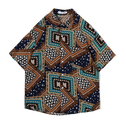 Camisa Hawaiana Retro Japonesa Unisex - Estilo Harajuku Floral Oversized - Image 4