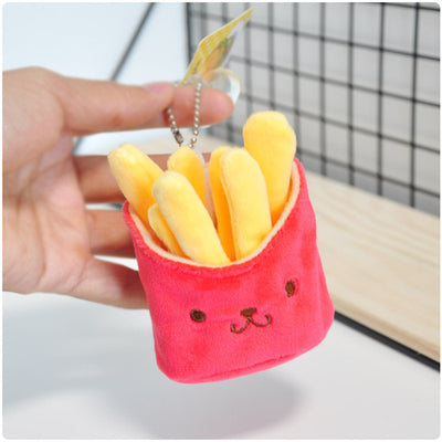 Llavero Colgante de Peluche Hamburguesa Estilo Coreano - Image 12