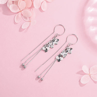 Aretes Colgantes en Plata Sterling S925 Super Flash - Image 9