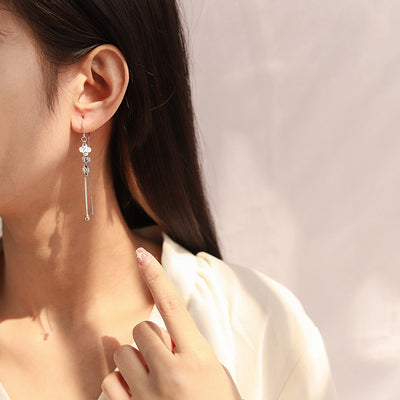 Aretes Colgantes en Plata Sterling S925 Super Flash - Image 7