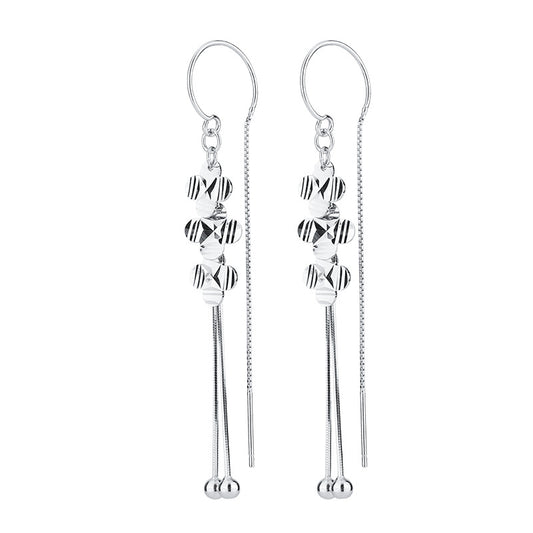 Aretes Colgantes en Plata Sterling S925 Super Flash