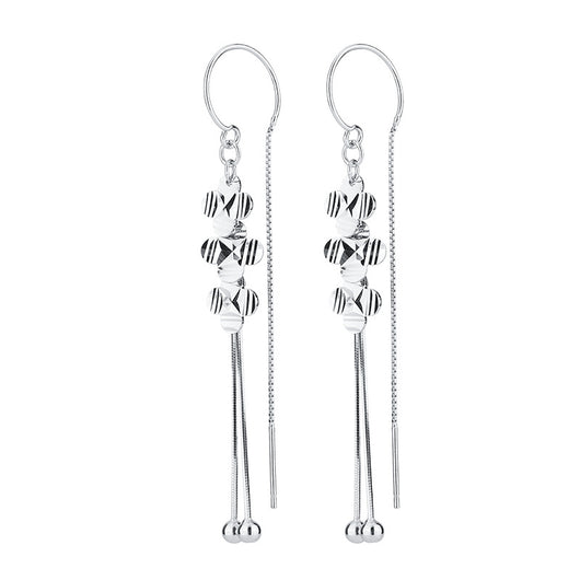 Aretes Colgantes en Plata Sterling S925 Super Flash
