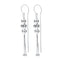 Aretes Colgantes en Plata Sterling S925 Super Flash