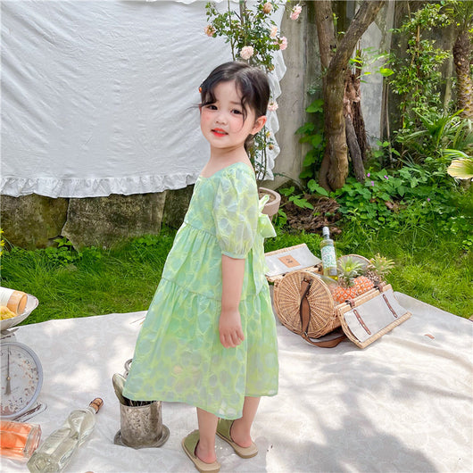 Vestido Princesa Escote Cuadrado con Moño y Espalda Profunda - Image 9