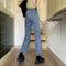 High-Waisted Straight-Leg Korean Style Pants - Lightweight and Versatile Fabric