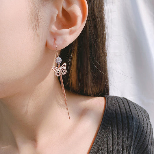 Aretes de Plata 925 Línea Minimalista - Diseño Simple e Inspirador - Image 2