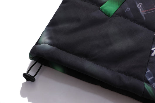 Chaqueta Acolchada Cuello Alto Tendencia Neón para Hombre - Image 13