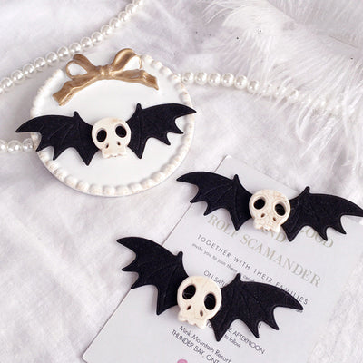 Pinza para el Cabello de Alas de Murciélago y Calavera Gótica Lolita para Cosplay - Image 8