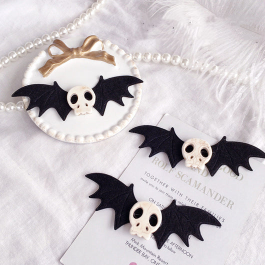 Pinza para el Cabello de Alas de Murciélago y Calavera Gótica Lolita para Cosplay - Image 8