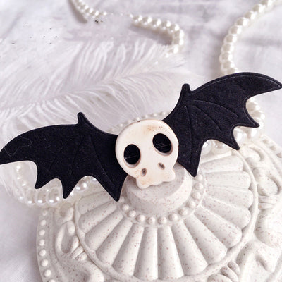Pinza para el Cabello de Alas de Murciélago y Calavera Gótica Lolita para Cosplay - Image 11
