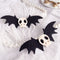 Pinza para el Cabello de Alas de Murciélago y Calavera Gótica Lolita para Cosplay