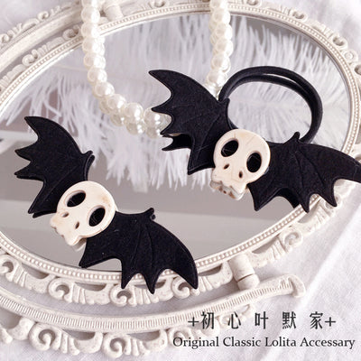 Pinza para el Cabello de Alas de Murciélago y Calavera Gótica Lolita para Cosplay - Image 3