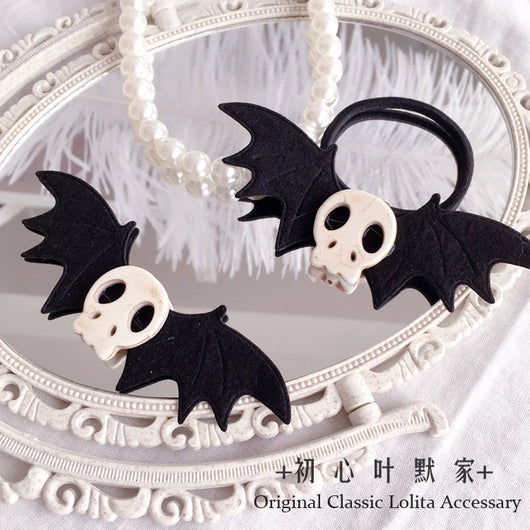 Pinza para el Cabello de Alas de Murciélago y Calavera Gótica Lolita para Cosplay - Image 3