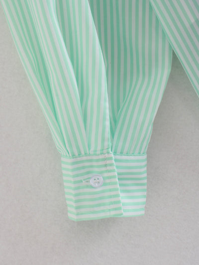 Camisa Boyfriend Oversize con Costuras Contrastadas para Verano - Image 13