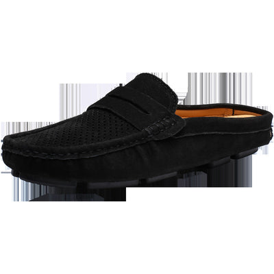 Zapatos Casuales de Cuero con Diseño Dual: Sandalias Cómodas de Suela Blanda - Image 20