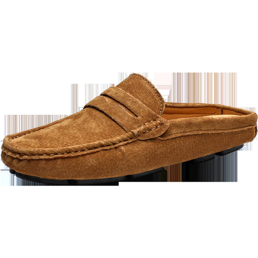 Zapatos Casuales de Cuero con Diseño Dual: Sandalias Cómodas de Suela Blanda - Image 23