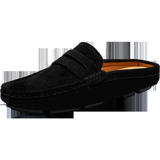 Zapatos Casuales de Cuero con Diseño Dual: Sandalias Cómodas de Suela Blanda - Image 2