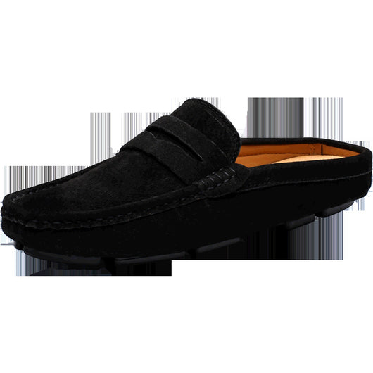 Zapatos Casuales de Cuero con Diseño Dual: Sandalias Cómodas de Suela Blanda - Image 2