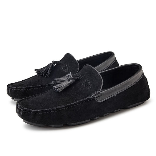 Zapatos Casuales de Cuero con Diseño Dual: Sandalias Cómodas de Suela Blanda - Image 8