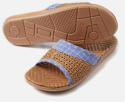 Sandalias Antideslizantes de Paja para Casa y Oficina - Image 15