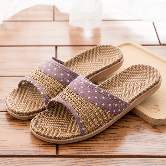 Sandalias Antideslizantes de Paja para Casa y Oficina - Image 14