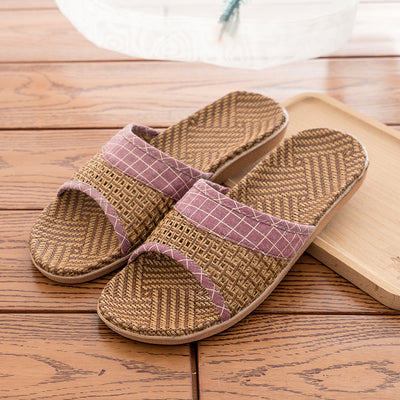 Sandalias Antideslizantes de Paja para Casa y Oficina - Image 3