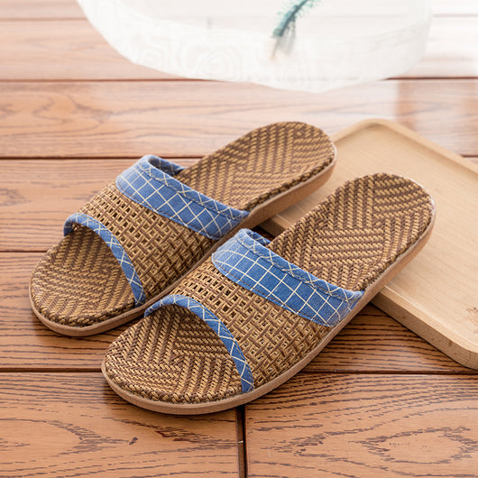 Sandalias Antideslizantes de Paja para Casa y Oficina - Image 5
