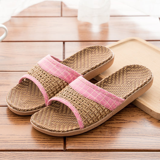 Sandalias Antideslizantes de Paja para Casa y Oficina - Image 7