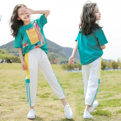 Conjunto de Playeras Deportivas para Niños, Estilo Western con Diseño Coreano - Image 8