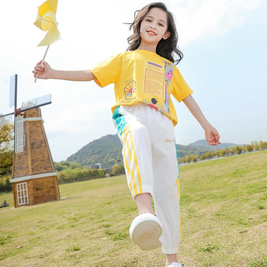 Conjunto de Playeras Deportivas para Niños, Estilo Western con Diseño Coreano