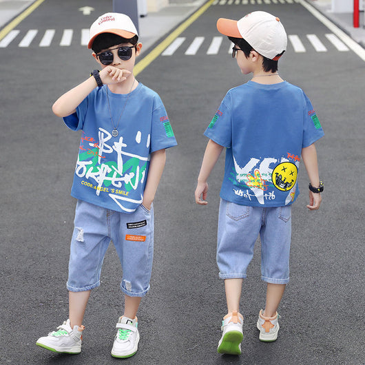 Conjunto Infantil Estilo Western de Dos Piezas para Niño Grande - Image 9