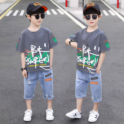 Conjunto Infantil Estilo Western de Dos Piezas para Niño Grande - Image 10