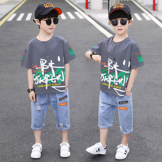 Conjunto Infantil Estilo Western de Dos Piezas para Niño Grande - Image 10