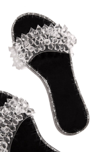 Pantuflas Elegantes con Rhinestones y Suela Plana para Dama - Image 4