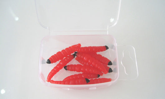 Carnada Luminosa de Gusano Blando en Caja - Atrayente Brillante para Pesca - Image 6